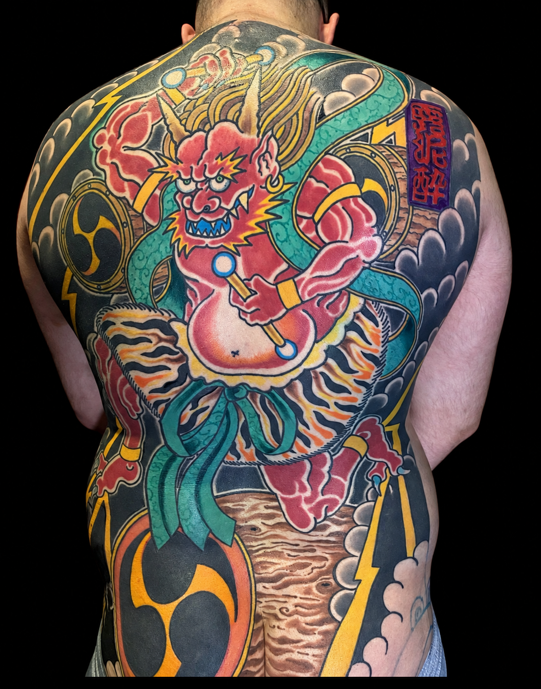 Japanese Raijin backpiece